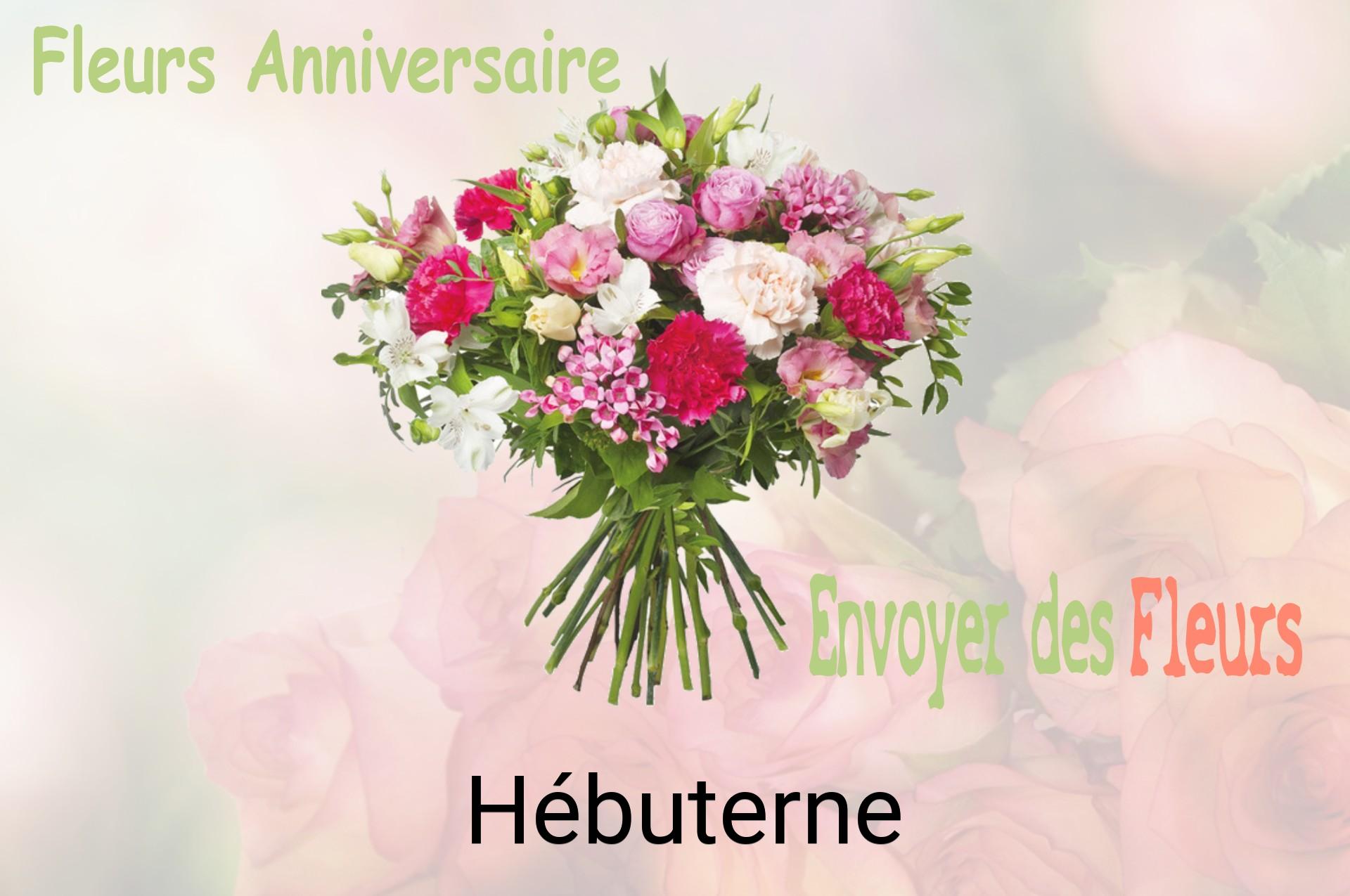 Bouquet de fleurs d’anniversaire livré à Hébuterne